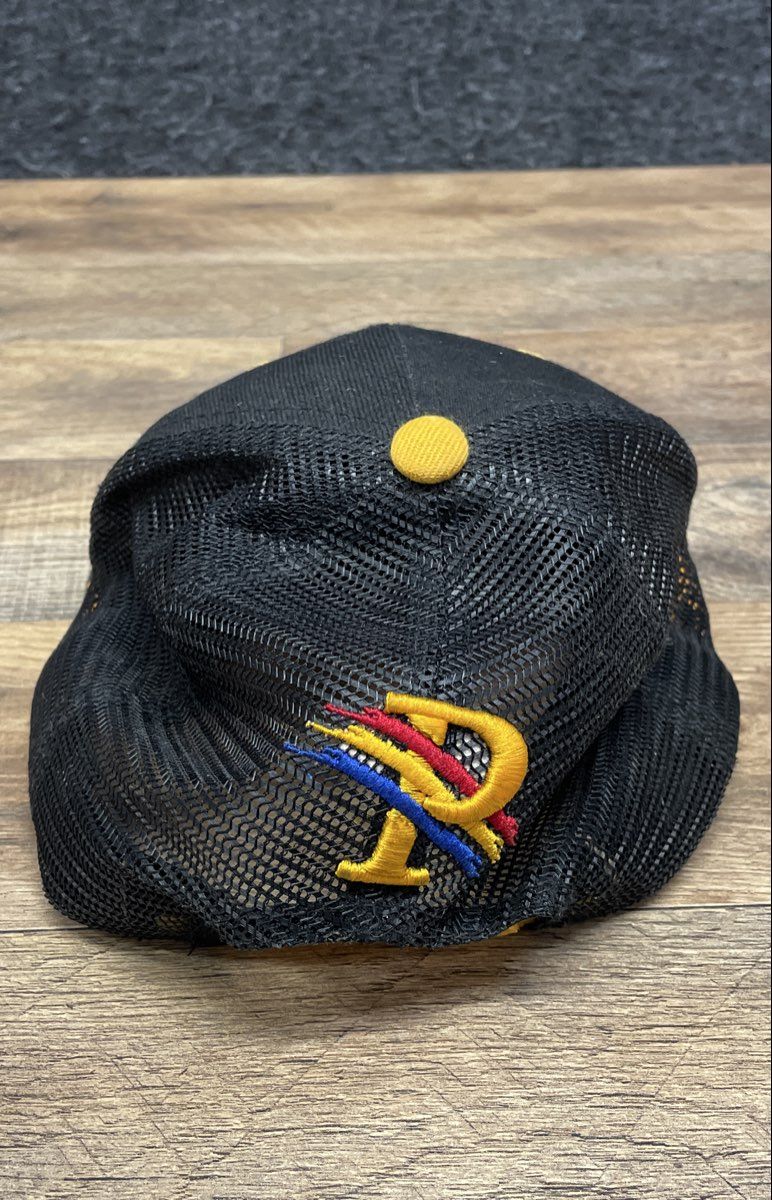 Professional Style Men's Pittsburgh Helmet Trucker Hat Snapback Black Yellow