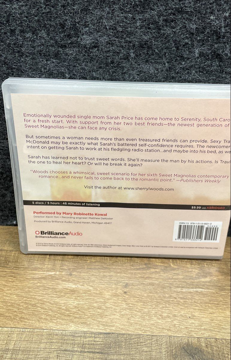 Sherryl Woods Sweet Magnolias Audiobook Lot 6 CDs Romance Novels