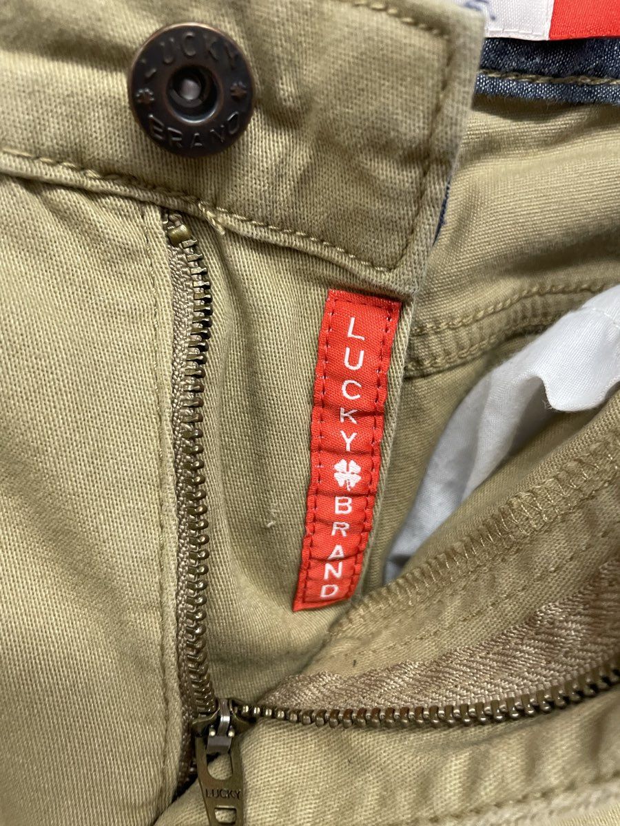 Lucky Brand Women's Skinny Stretch Pants Tan Khaki 5-Pocket Sz 10