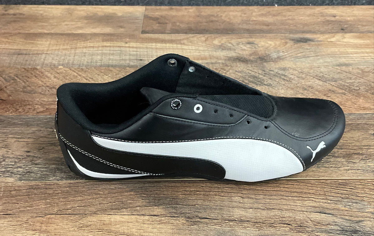Puma Drift Cat 5 Core Black White Low Profile Driving Shoes Size 10