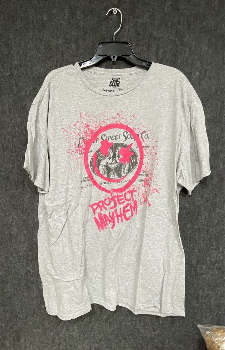Fight Club Project Mayhem Paper Street Soap Co Loot Crate Exclusive Sz 3XL