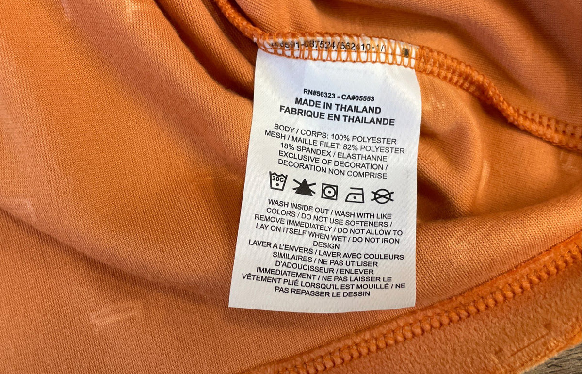 Nike Women's Air Velour Quarter Zip Pullover Jacket Orange Embossed Logo Sz XXL