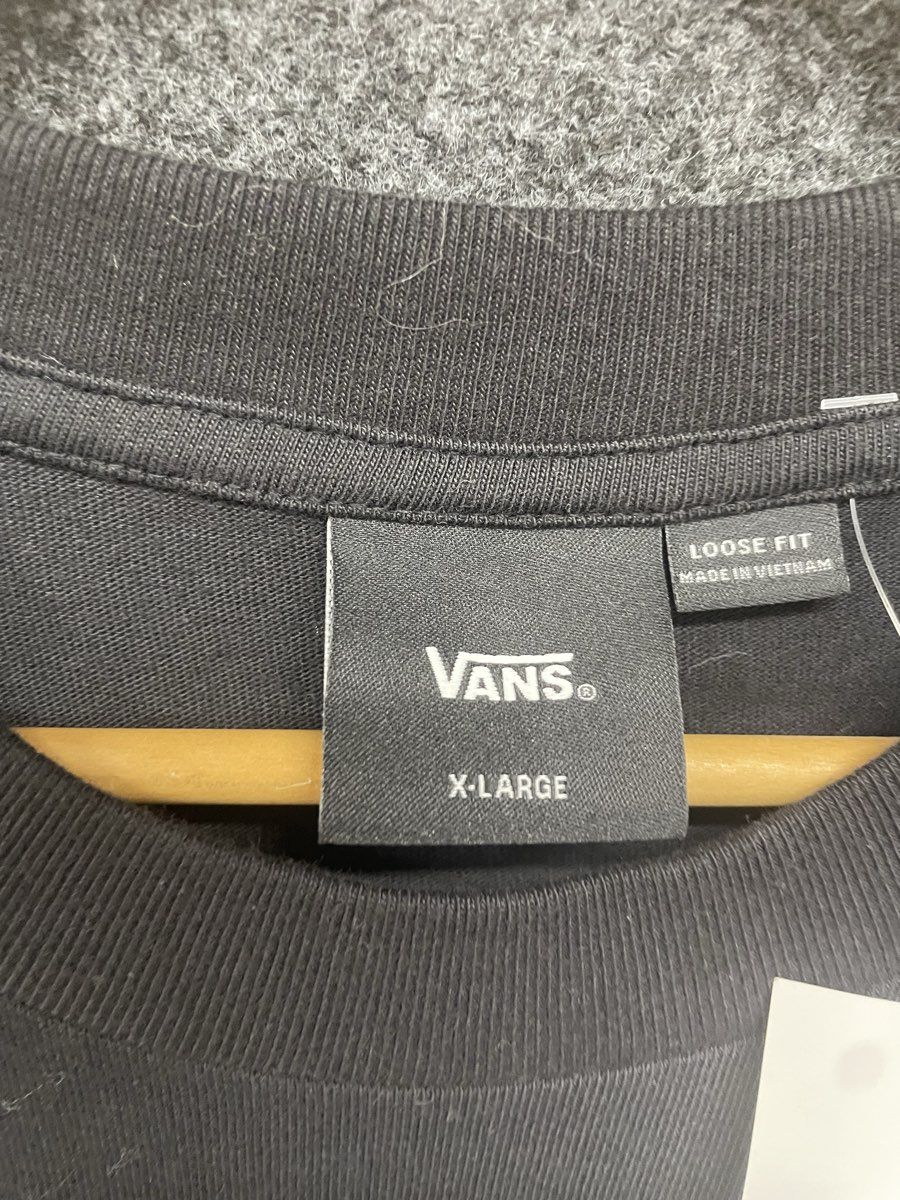 Vans Men's Original Standards Loose T-Shirt Black Cotton Sz XL NWT