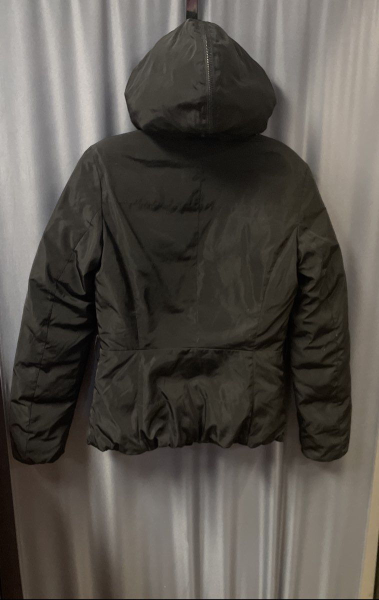 Armani Exchange Women's Black Down Hooded Puffer Parka Jacket Sz XS