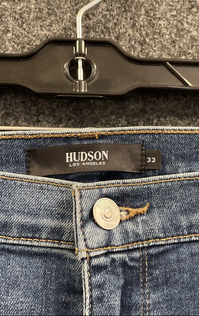 Hudson Women's Barbara High Waist Bootcut Jeans Blue Stretch Size 33 NWT