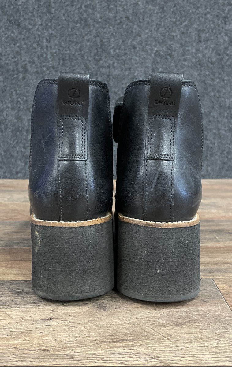 Cole Haan Zerogrand Explorer Hiker Black Leather Boots Women's 8B