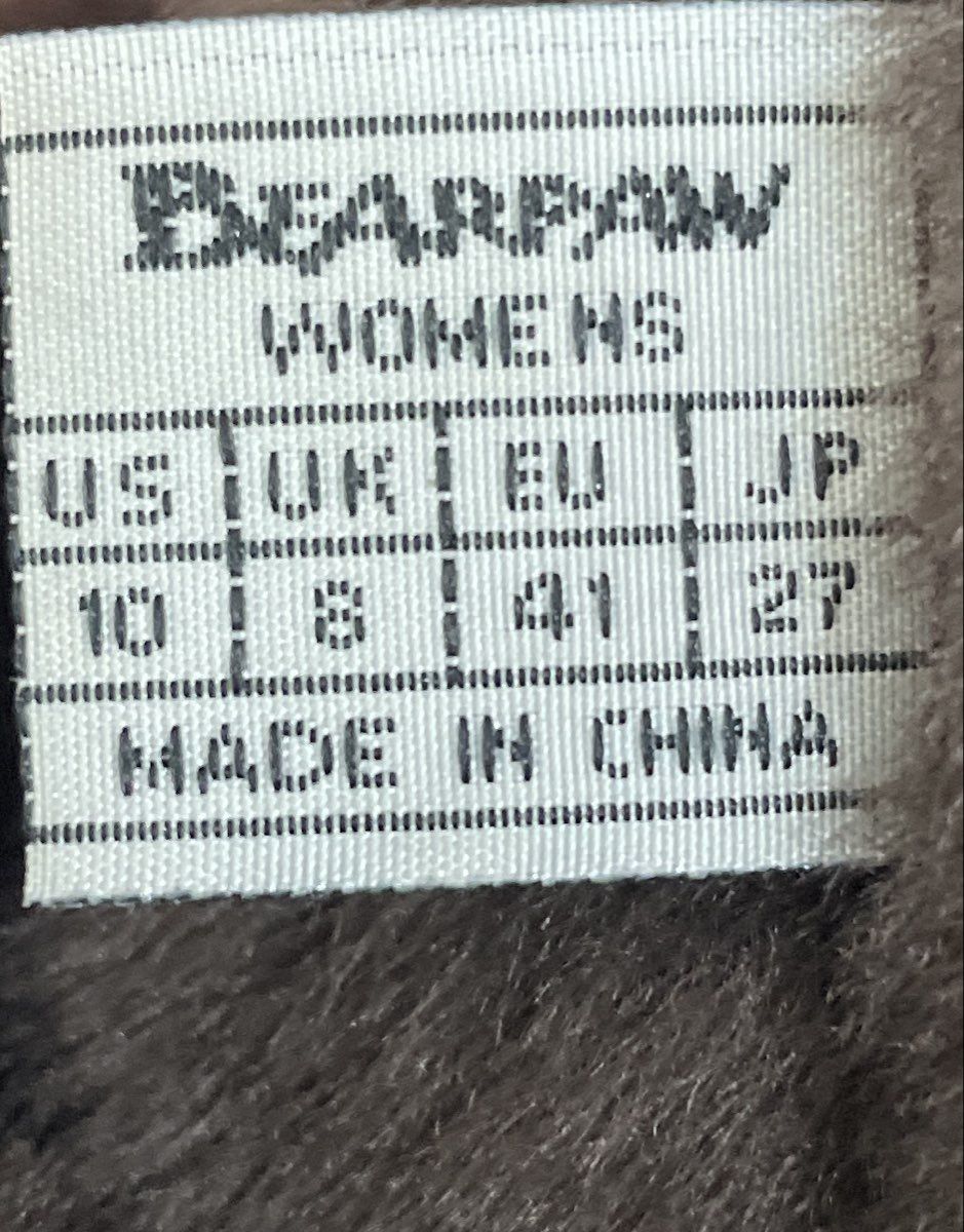 Bearpaw Dark Brown Suede Sheepskin Lining Mid-Calf Boots Women's Size 10
