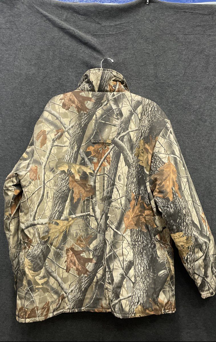 Walls Men's Vintage Y2K Camo Insulated Hunting Field Coat XL