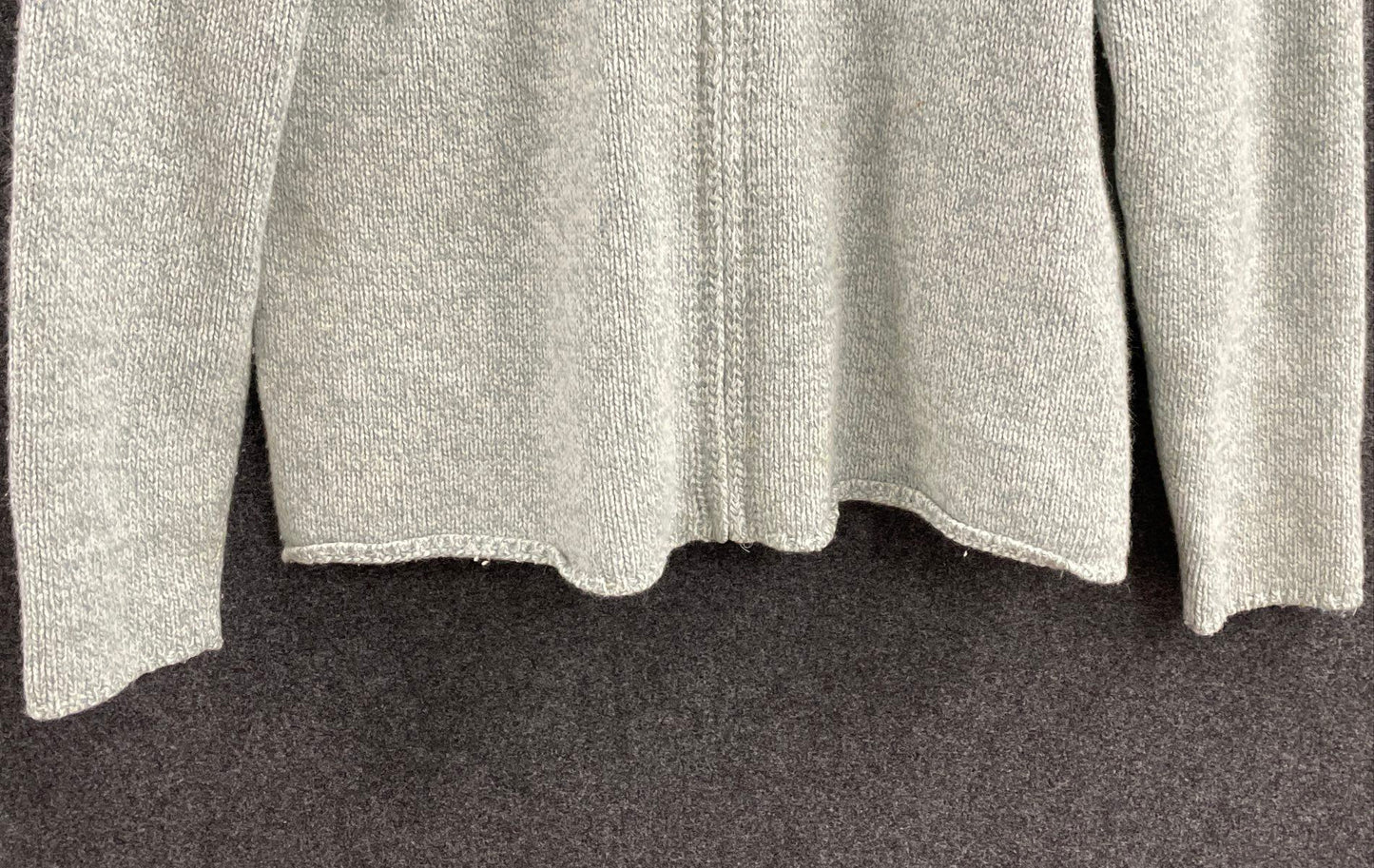 Vintage 90s L.L. Bean Women's Light Blue Lambswool Angora Full Zip Sweater XL