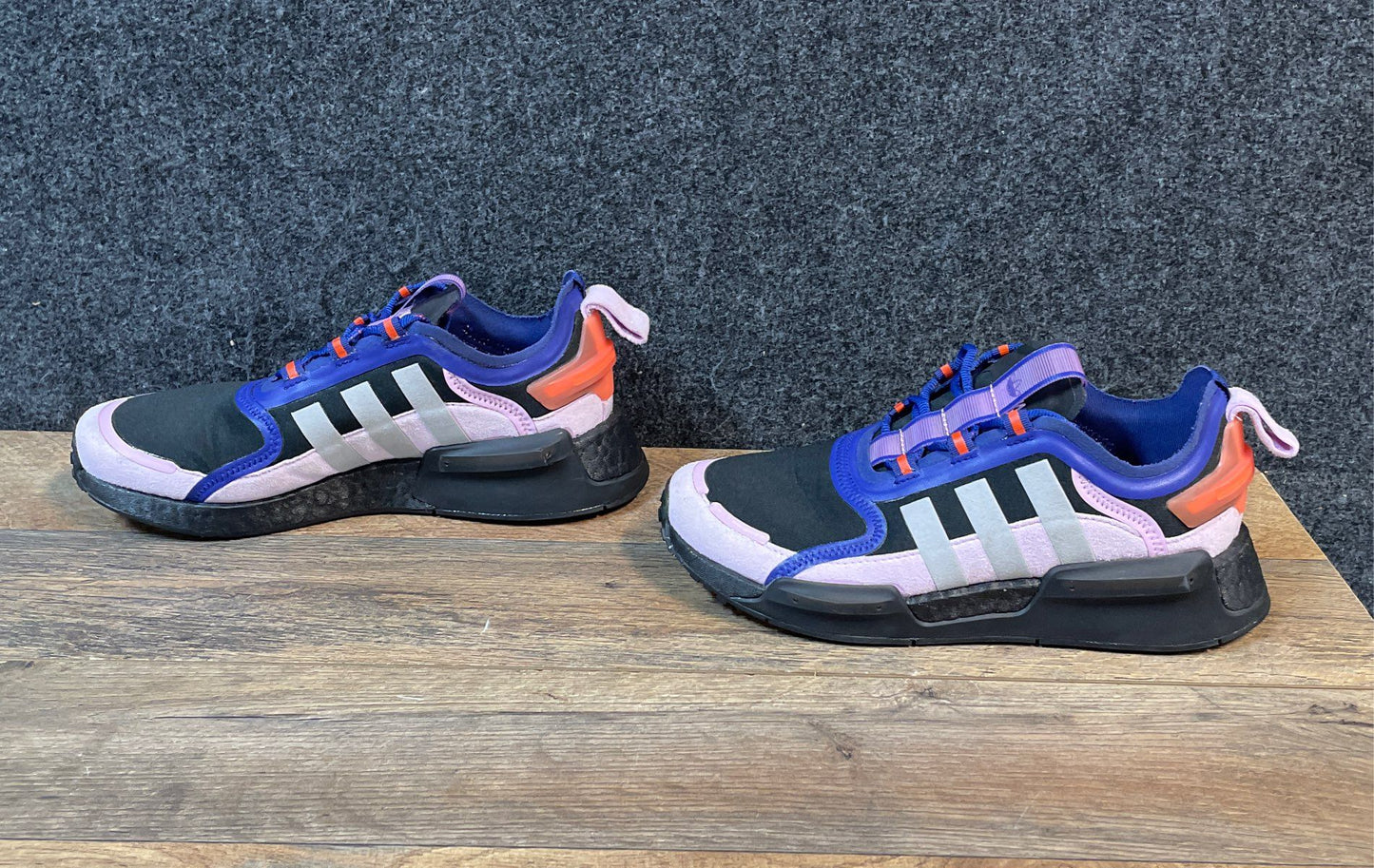 Adidas NMD_V3 Black Clear Pink Purple Running Shoes Men's Size 7.5