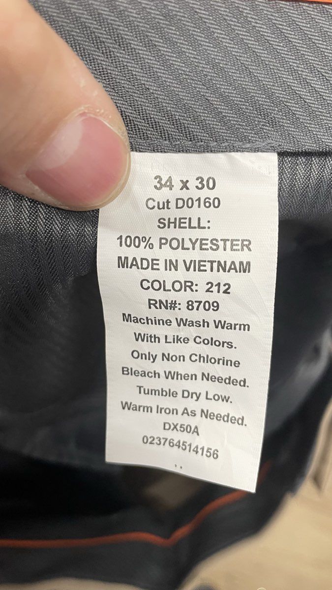 Dockers Men's Straight Fit Flat Front Tailored Dress Pants Khaki NWT 34x30