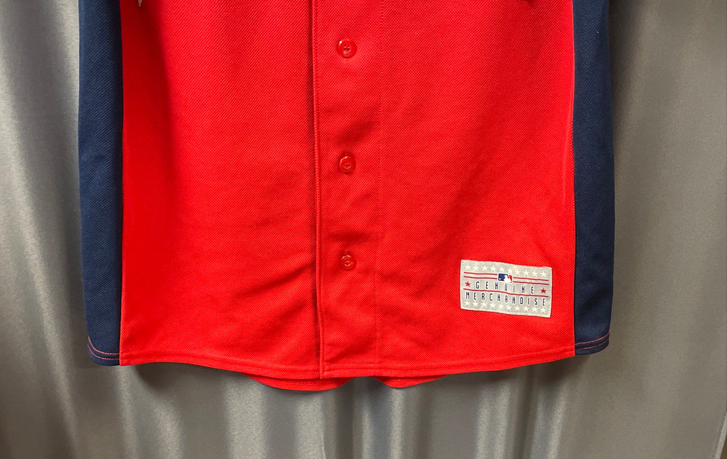 MLB Men's Washington Nationals Stephen Strasburg #37 Red Baseball Jersey Sz S