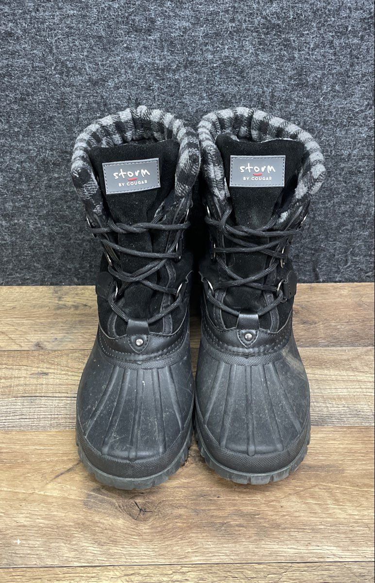 Storm by Cougar Claudia Black Plaid Snow Winter Duck Boots Women's Size 9