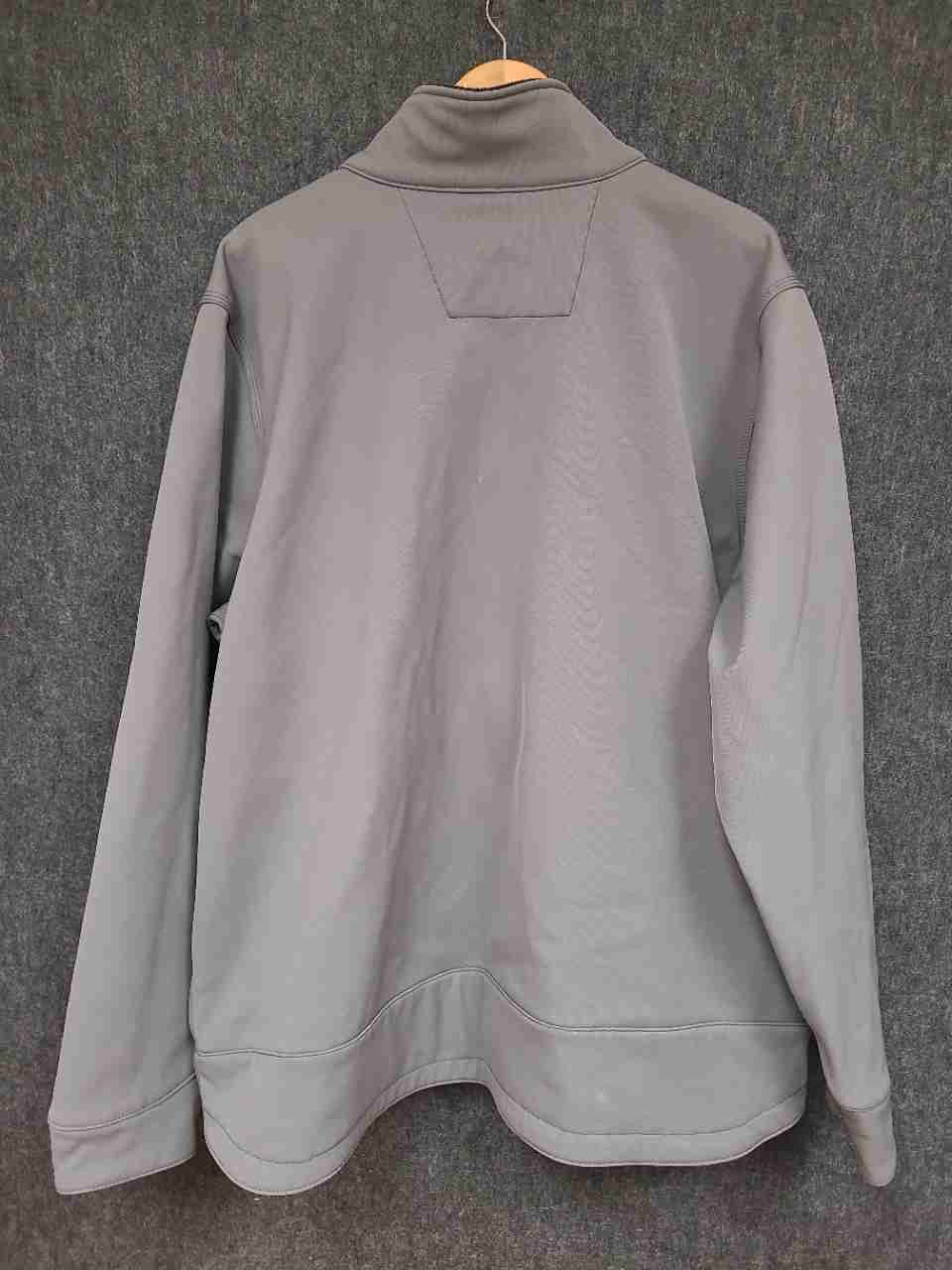 Carhartt 102199 Crowley Softshell Full Zip Water Repellent Jacket Gray Sz 2XL