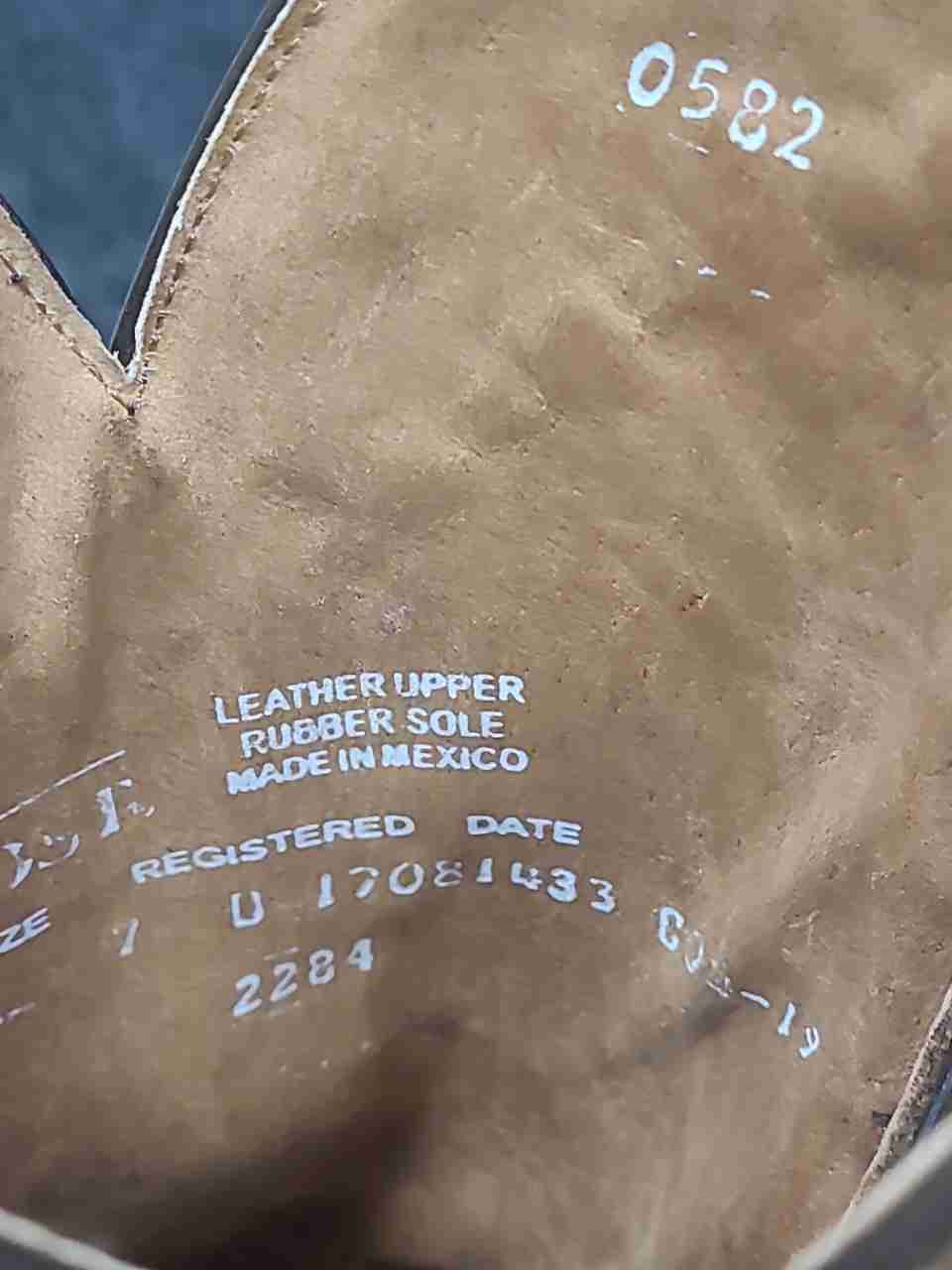 Dan Post DP3359 Brown Leather Western Cowboy Boots Men's Size 7D