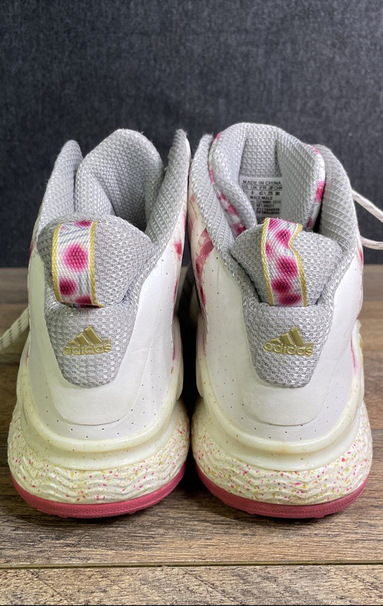 Adidas J Wall 1 Florist City Cherry Blossom Basketball Shoes Men's Size 9.5