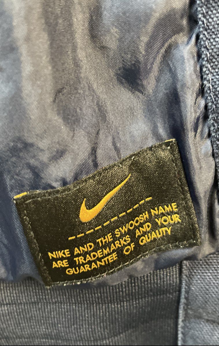 Nike Men's Navy Blue Therma-FIT Quilted Lined Canvas Hooded Workwear Jacket Sz S