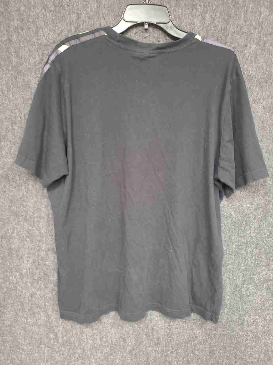 Adidas Men's Black Trefoil Logo Camo Print Short Sleeve T-Shirt Sz XL