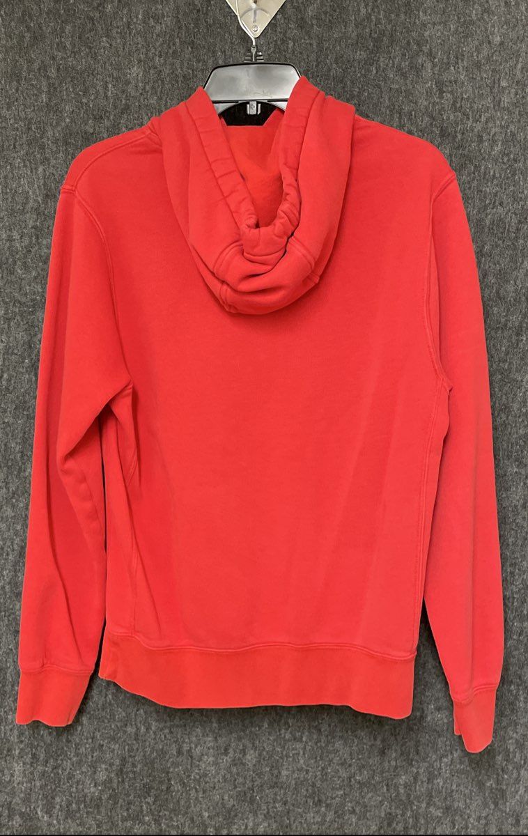 Nike Men's Club Fleece Hoodie Red Pullover Sweatshirt Size Small