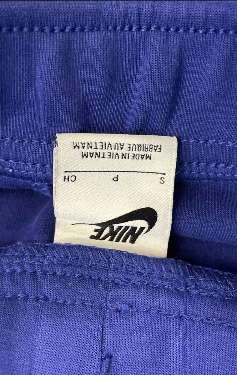 Nike Men's Blue Tech Fleece Tapered Joggers Zippered Pocket Size S