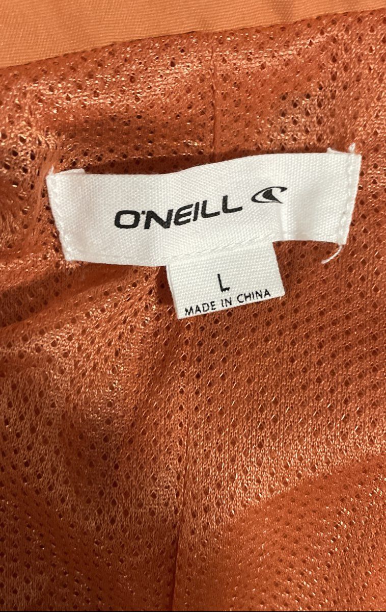 O'Neill Women's Orange Gayle Hooded Parka Jacket NWT Sz L