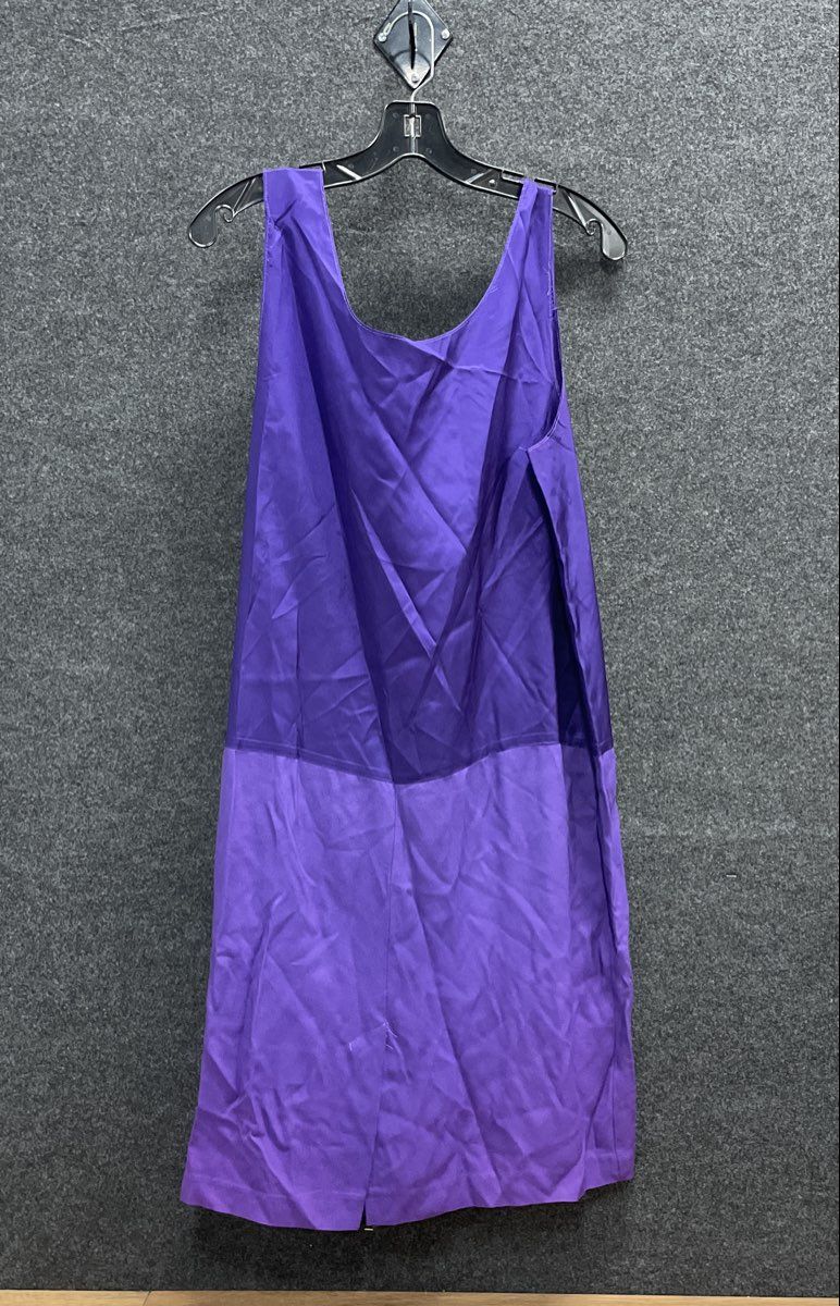 Vintage 90s Stuart Alan Women's Purple 2-Piece Dress Set Frog Closures Sz 14