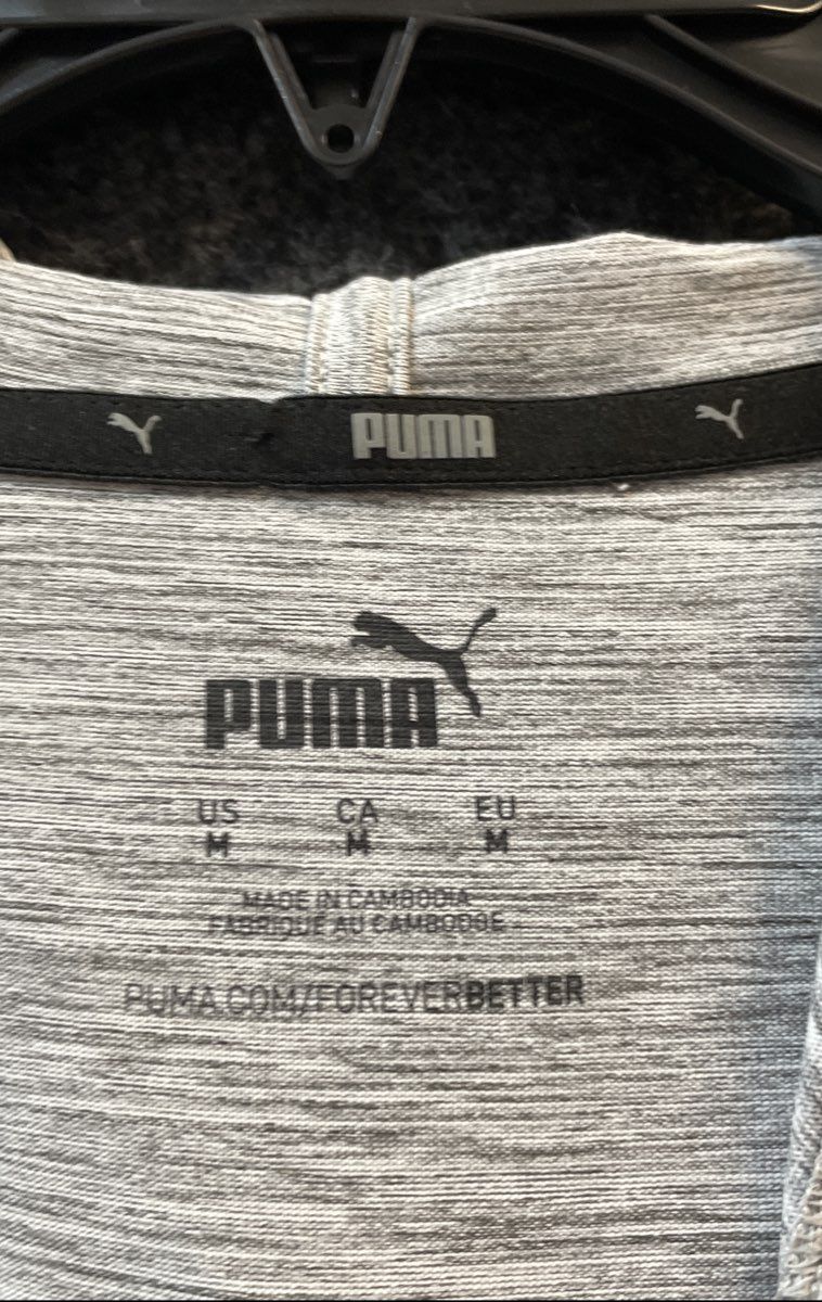 Puma Men's Grey Heathered Performance Hoodie NWT Sz M