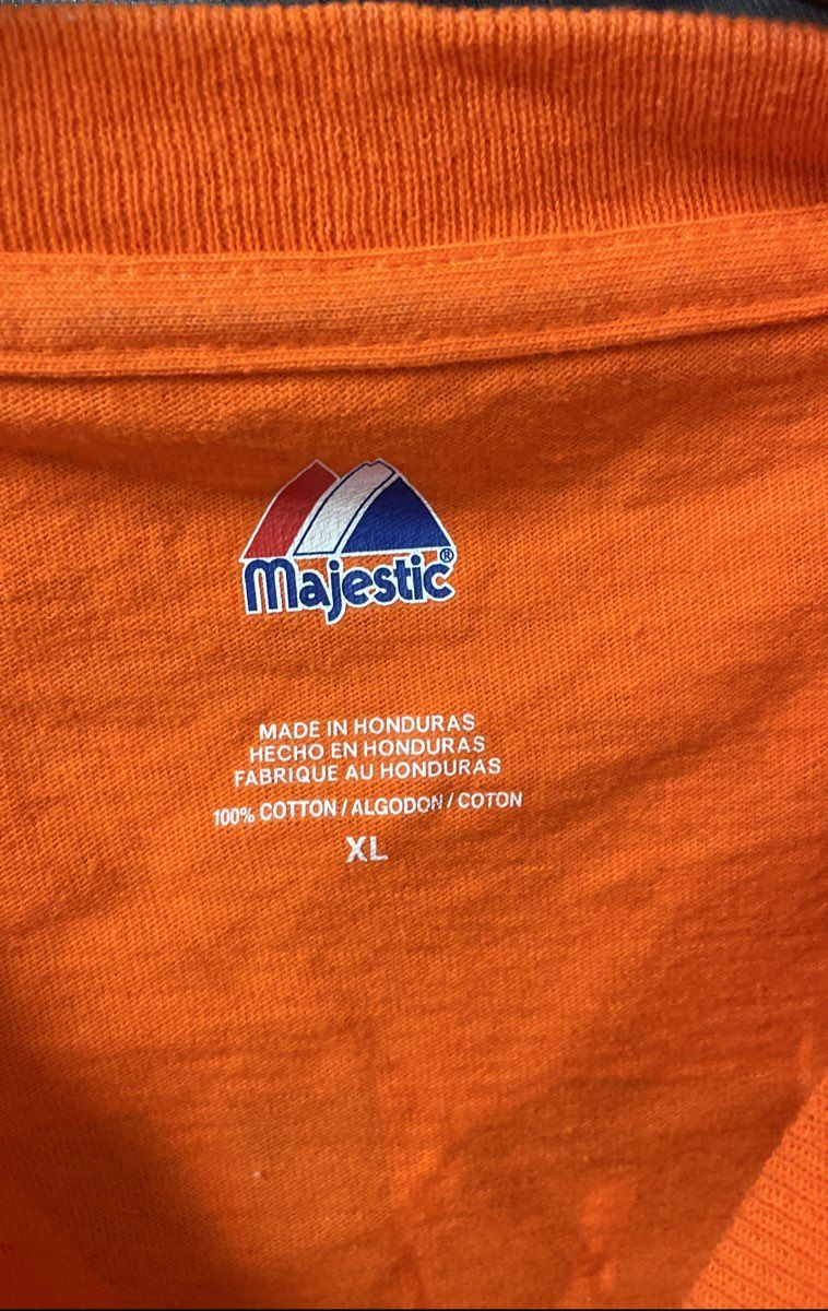 2008 Majestic Baltimore Orioles Cal Ripken Jr #8 Jersey T-Shirt Orange Sz XL