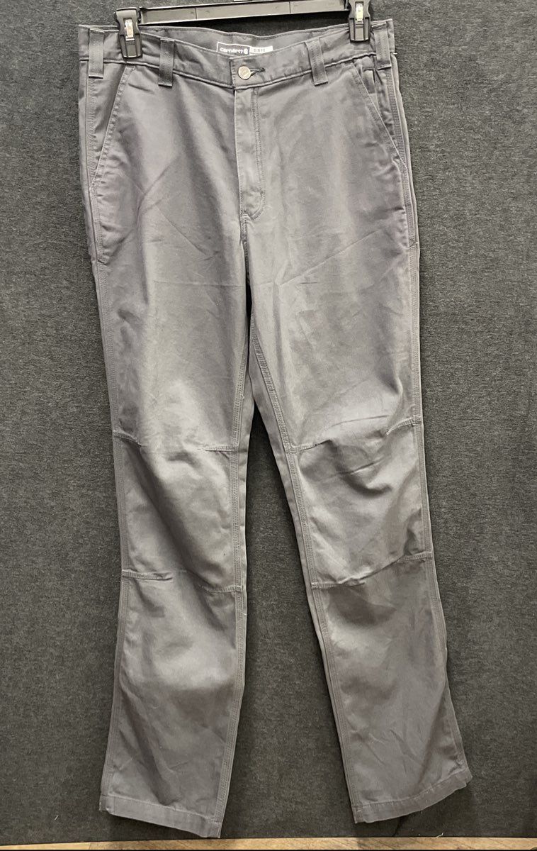 Carhartt Men's Gray Rugged Flex Rigby 5-Pocket Slim Fit Stretch Pants 34x34 NWT