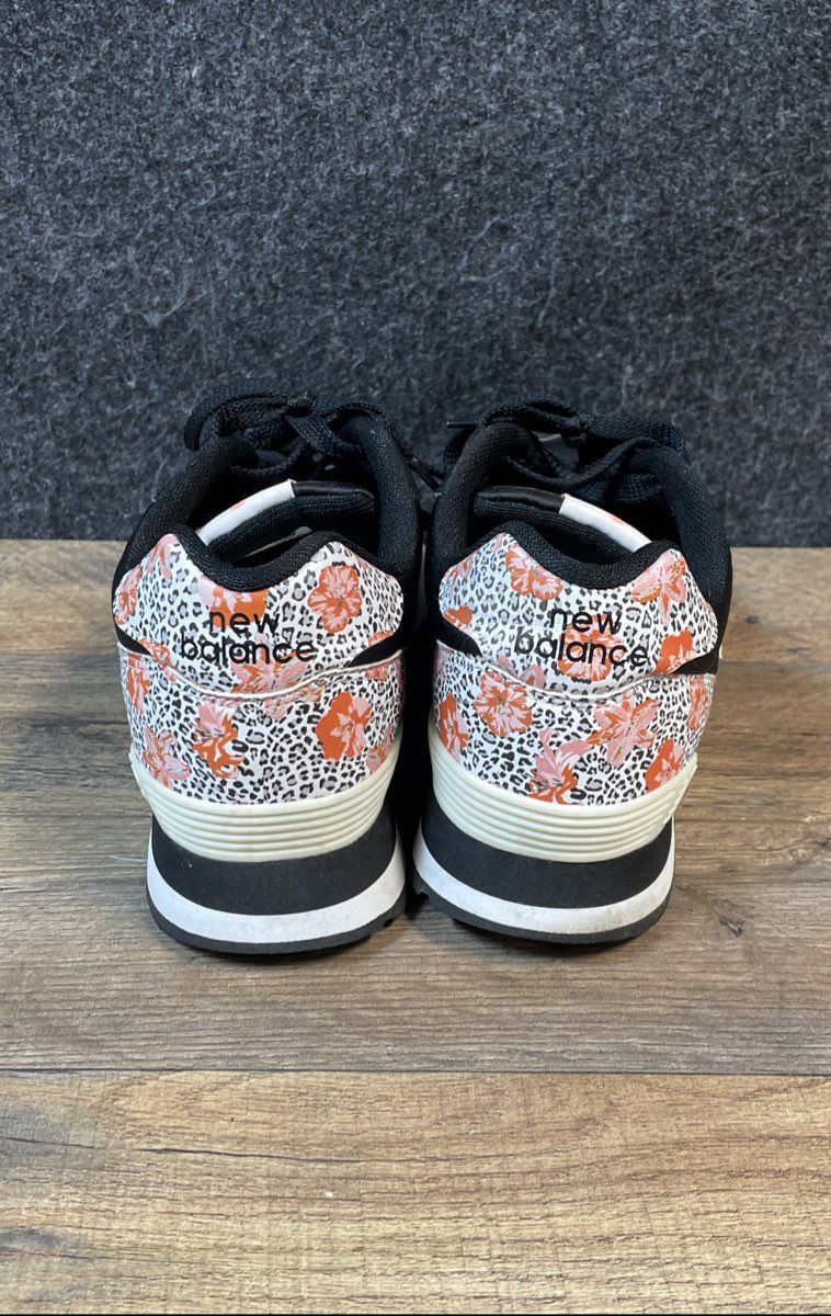 New Balance 515 Black Pink Floral Leopard Women's Sneakers Size 9.5