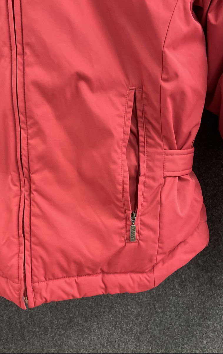 Columbia Women's Majesty Red Down Insulated Hooded Jacket Faux Fur XCO Sz S