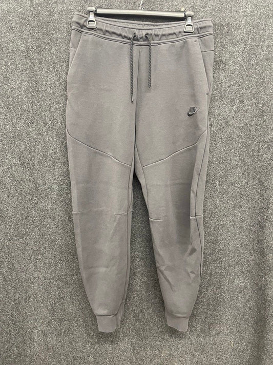 Nike Men's Tech Fleece Joggers Gray Anthracite Tapered Zipper Pocket Logo Sz M