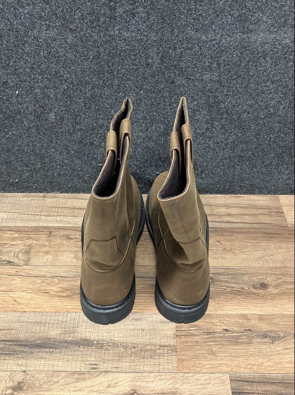 Outbound Brown Steel Toe Wellington Pull On Work Boots Men's Size 10.5W