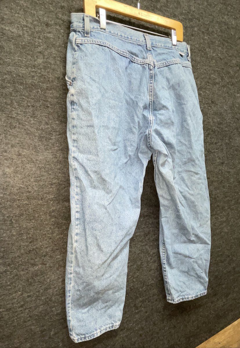 Vintage 90s Lee Women's Light Wash Pleated High Rise Mom Jeans Size 32