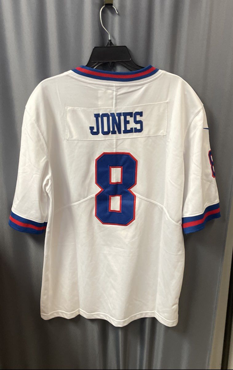 Nike Men's NY Giants Daniel Jones #8 White On Field Football Jersey Size M