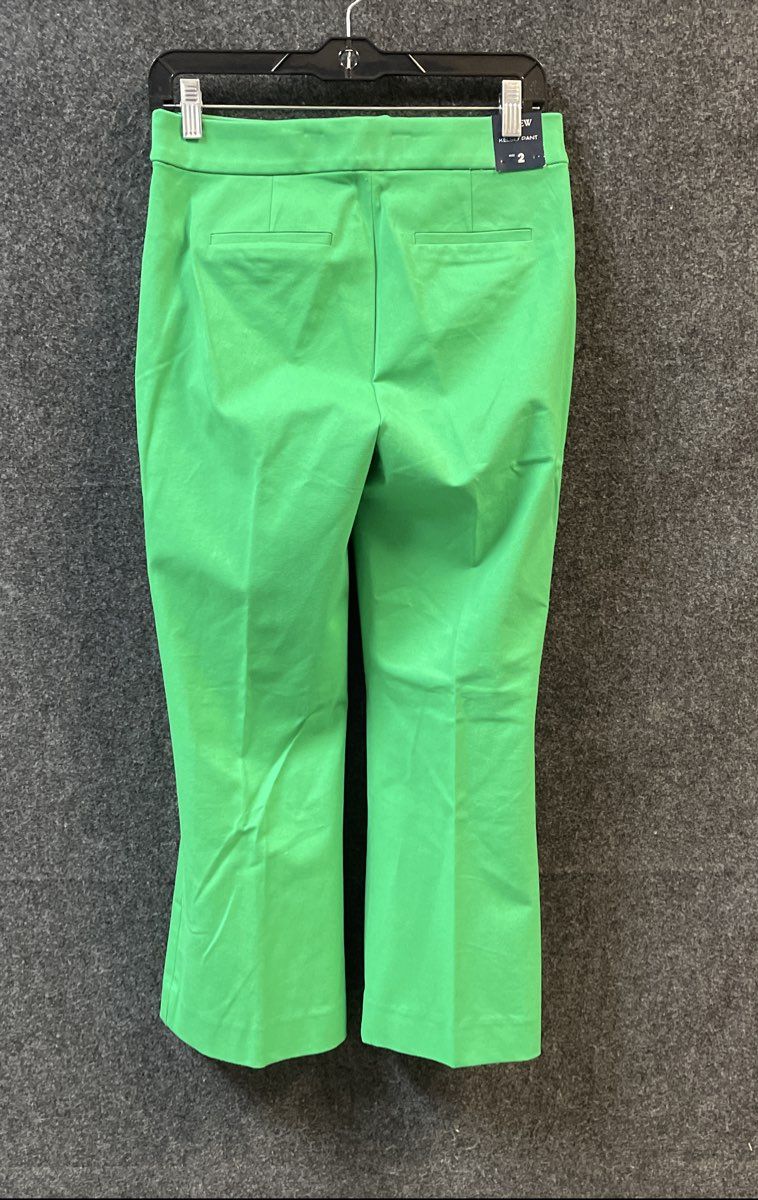 J.Crew Women's Kelsey Pant Green Cropped Ankle Trousers Sz 2 NWT