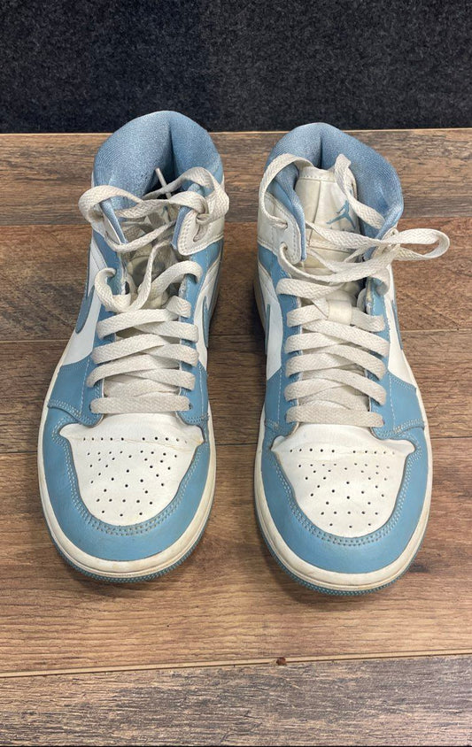 Nike Air Jordan 1 Mid University Blue White Women's Size 7.5
