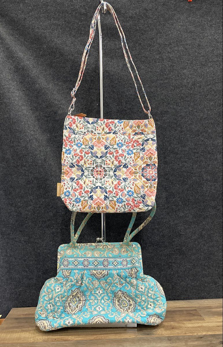 Vera Bradley Quilted Fabric Handbag Crossbody Backpack Lot of 3