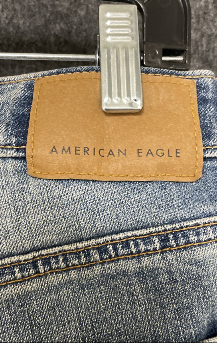 American Eagle Men's Original Straight Airflex+ Jeans Medium Tinted NWT 29x30
