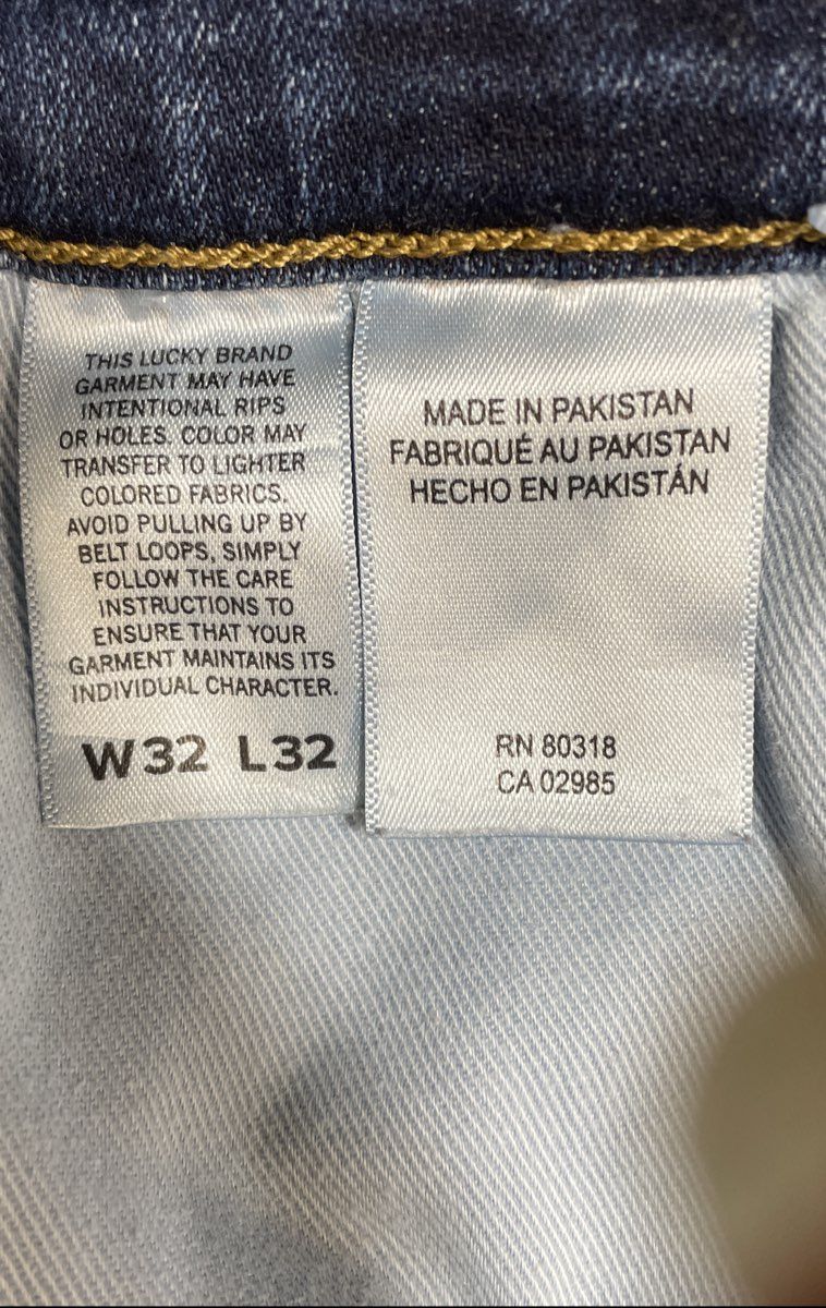 Lucky Brand Men's 412 Athletic Slim Blue Faded Jeans Sz 32x32