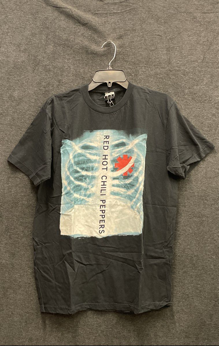 Red Hot Chili Peppers X-Ray Ribcage T-Shirt Reprint Bay Island Sportswear Sz XL