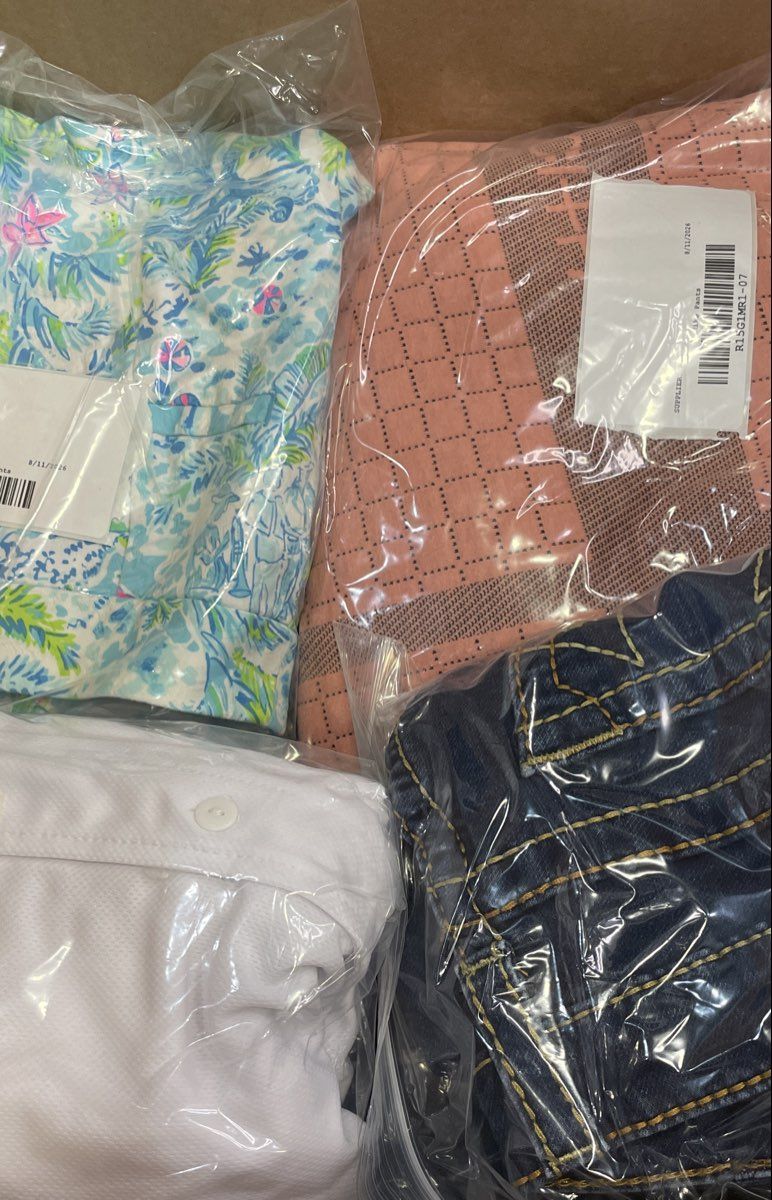 20 Lb Bulk Lot Assorted Reseller Clothing Men Women Mixed Brands Mixed Sizes