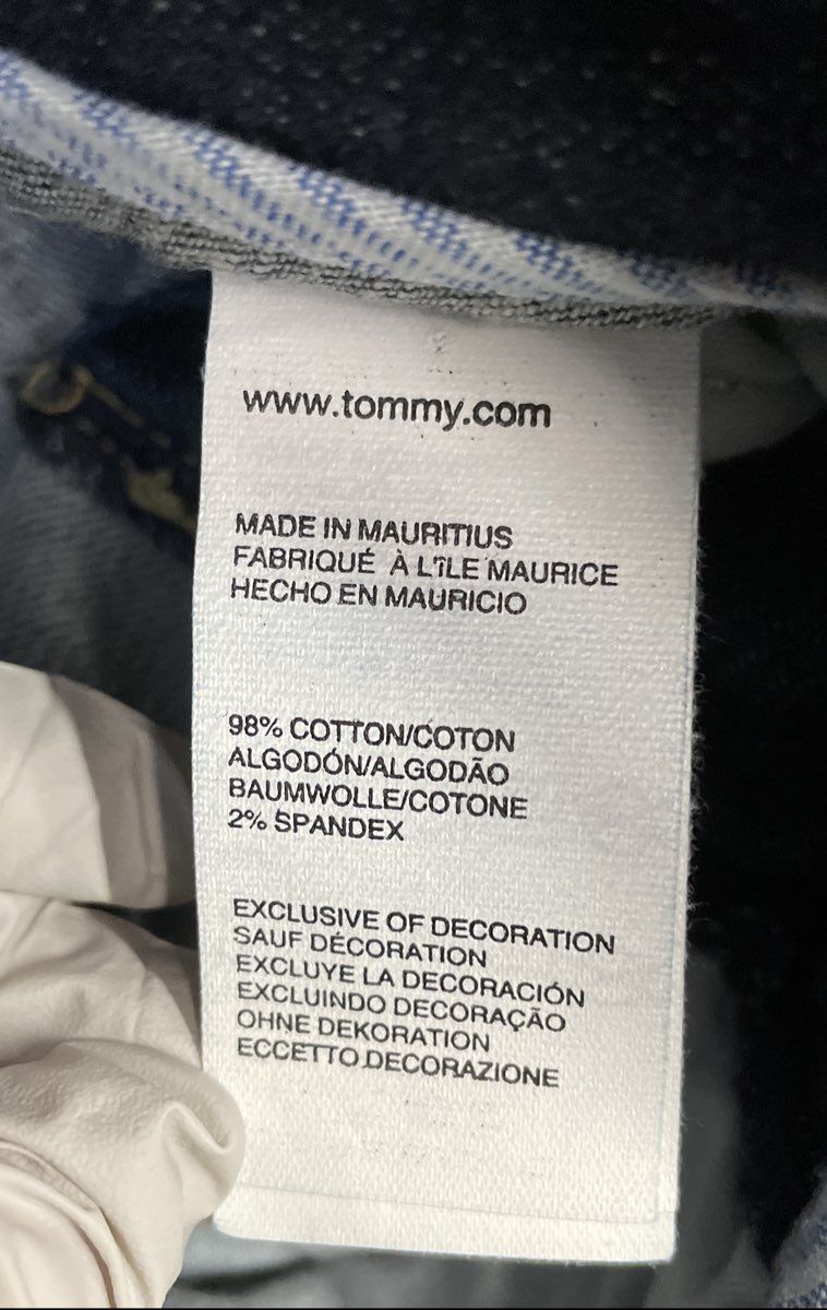 Blue Denim Tommy Hilfiger Jeans - Size 12