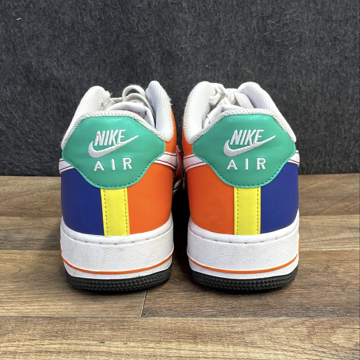 Nike Air Force 1 Low Multi-Color Rubik's Cube Men's Sneakers Size 9