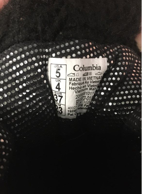 Columbia Bugaboot Plus III Omni-Heat Waterproof Winter Snow Boots Size Youth 5