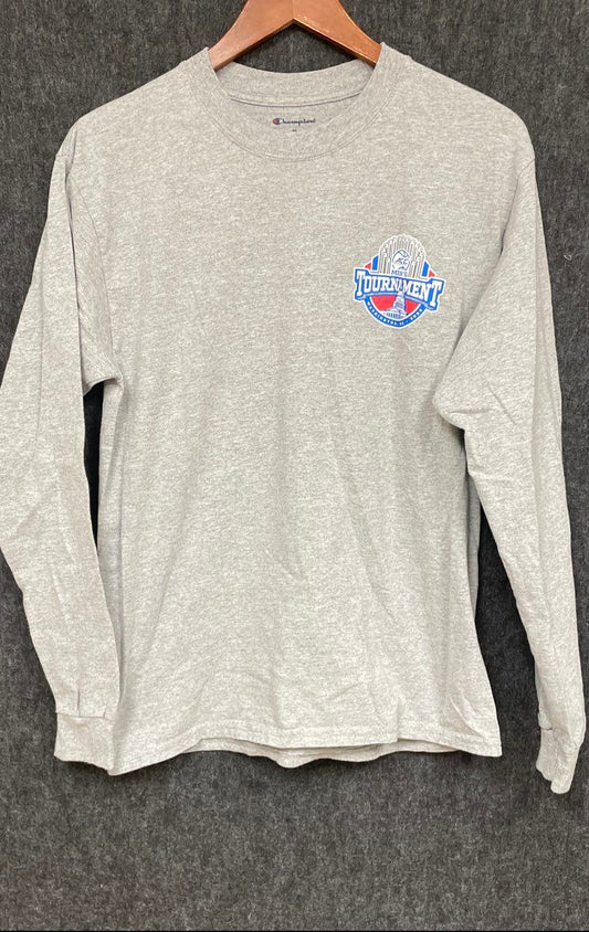Champion Men's ACC Basketball Tournament 2024 Long Sleeve T-Shirt Gray M