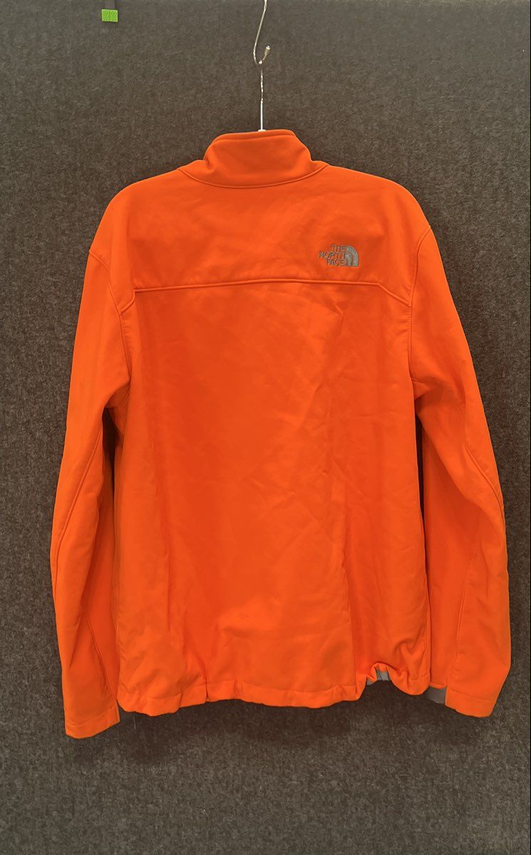 The North Face Men's Apex Bionic Softshell Jacket Orange Full Zip Sz L