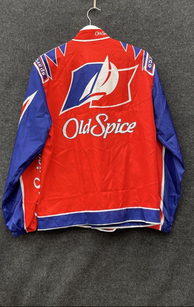 Costume Agent Men's Cal Naughton Jr Old Spice Racing Jacket Size L