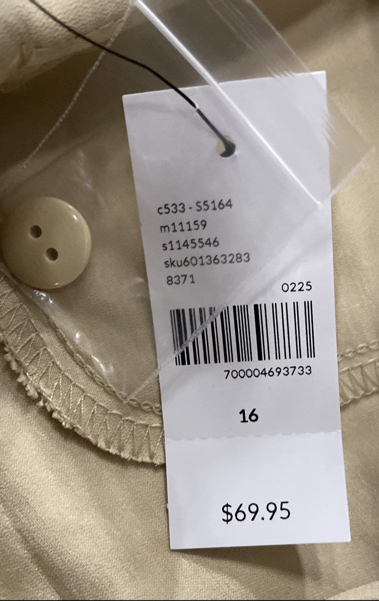 Lane Bryant Women's Khaki The Slim Capri Pants Size 16 NWT