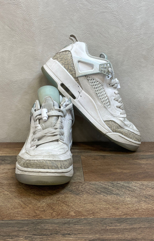 Nike Air Jordan Spizike Low White Neutral Grey Sneakers Men's Size 9